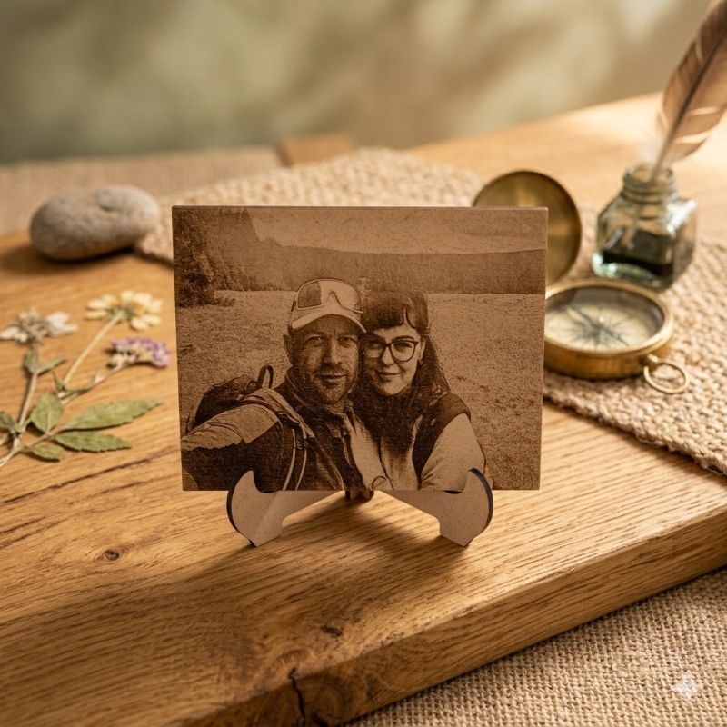 gravírovaná fotografie