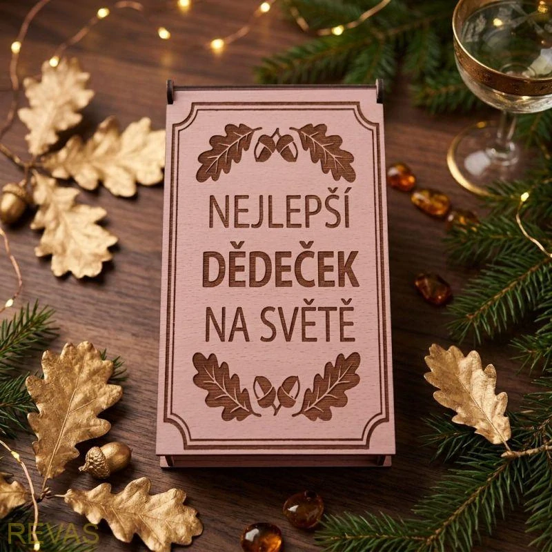 Dárková krabička na peníze pro dědečka