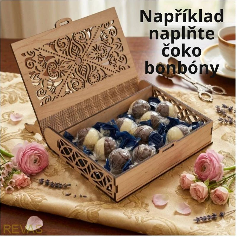 Gravírovaná dárková krabička ze dřeva – originální balení s příběhem
