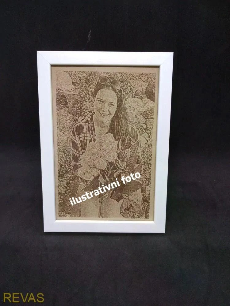 Vypalované (gravírované) fotografie do dřeva - STANDARDNÍ rozměr 