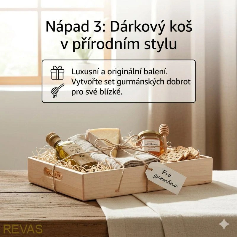 Dřevěný tác – podnos 34 × 25 × 5 cm ze smrkového dřeva