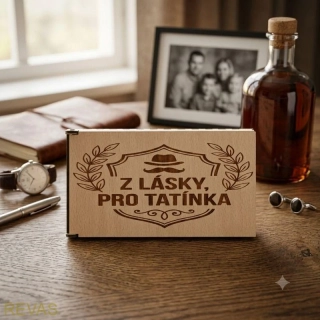 Dárková krabička na peníze pro tatínka