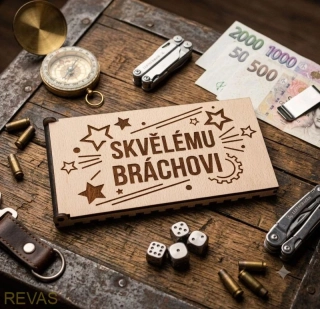 Dárková krabička na peníze pro bráchu